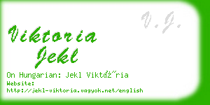 viktoria jekl business card